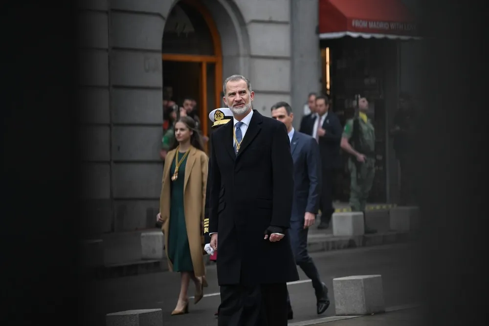 El Rey Felipe VI esta semana, en la apertura de la Legislatura.