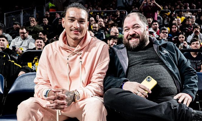 Darwin Núñez en el Antel Arena