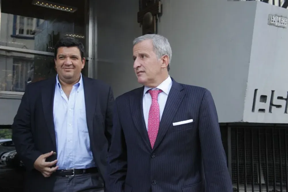 Damiani y su abogado defensor, Jorge Barrera
