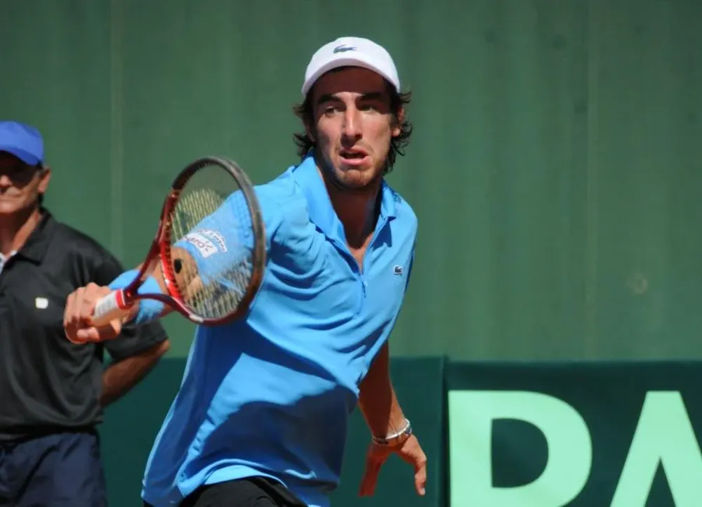 El uruguayo se retiró en primera ronda