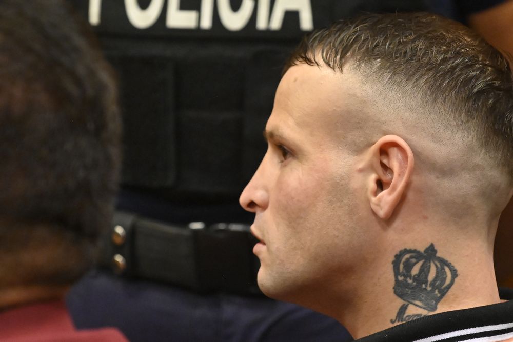 Moisés Martínez durante la audiencia de este miércoles