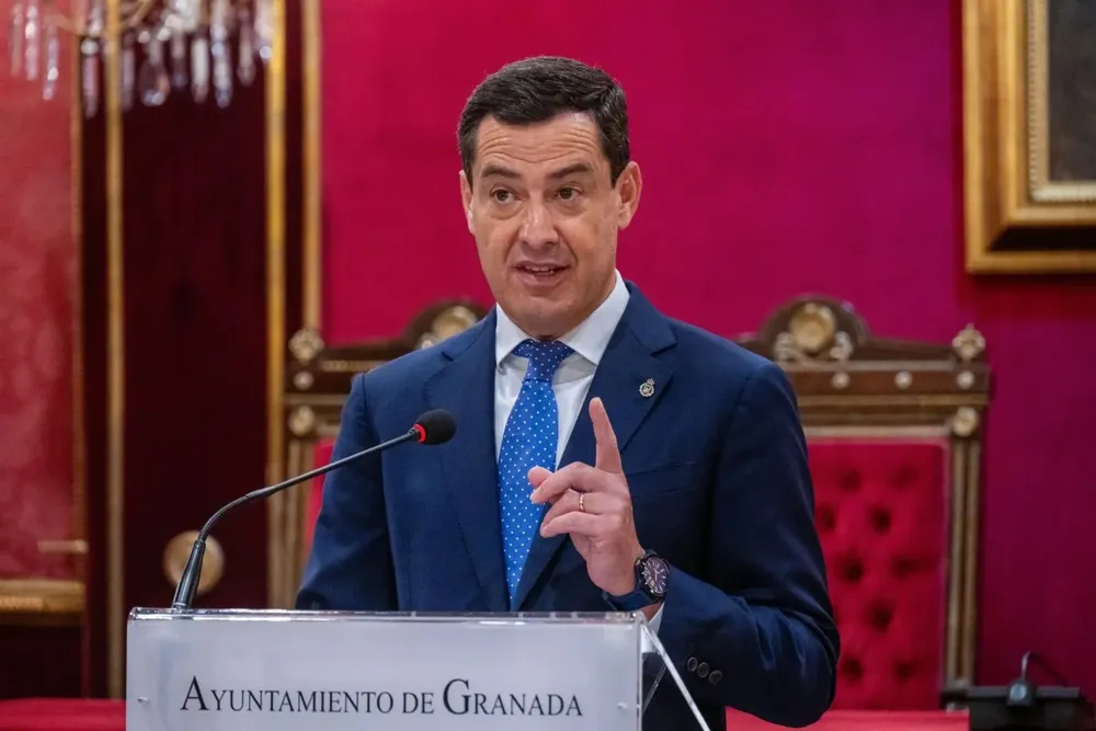El presidente de la Junta de Andalucía, Juanma Moreno.