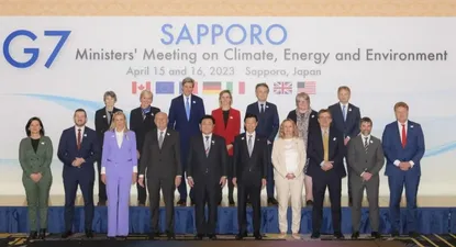 Los responsables de energía y medio ambiente de Alemania, Canadá, Estados Unidos, Francia, Italia, Japón y Reino Unido reunidos en Sapporo, Japón, están reunidos