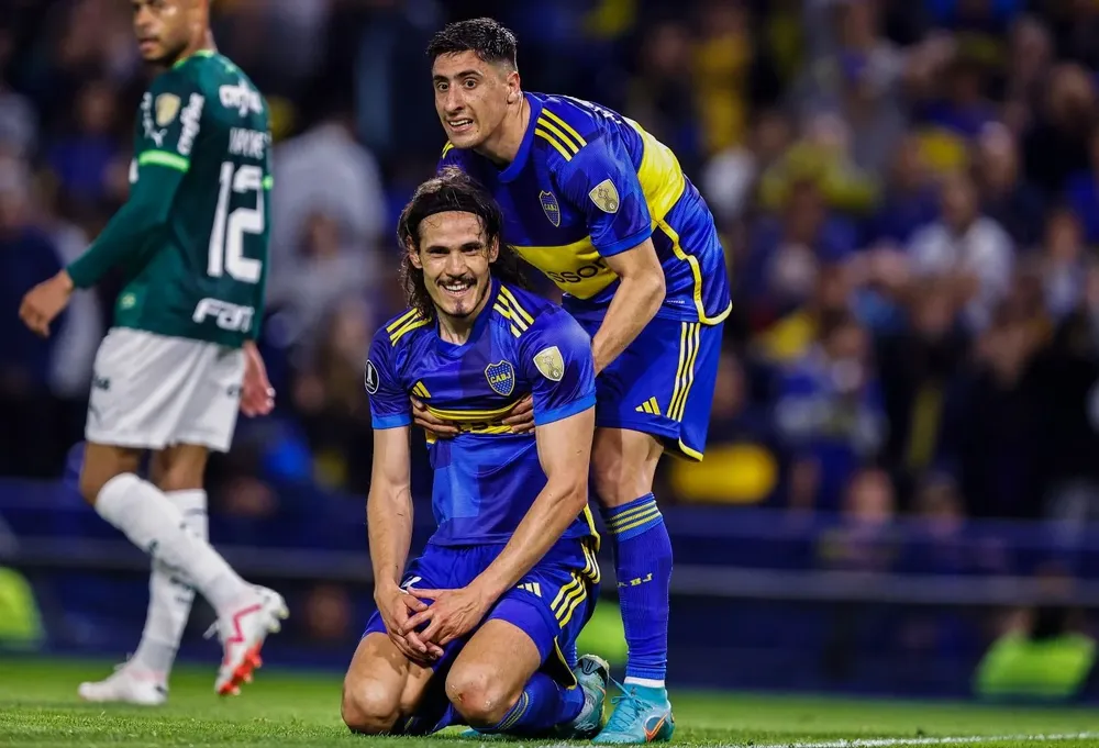 Merentiel, el goleador de Boca, empuja a Cavani: este domingo podrán compartir otra vez el ataque en el superclásico