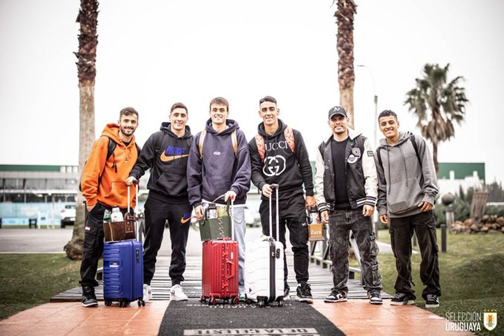 Marcelo Saracchi, Miguel Merentiel, Nicolás Fonseca, José Luis Rodríguez, Agustín Sant'Anna y Tiago Palacios