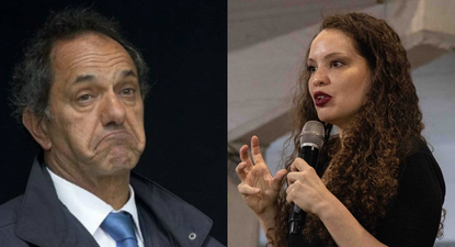 Mayra Arena apuntó contra Daniel Scioli: No lo podemos cagar a piñas porque le falta un brazo