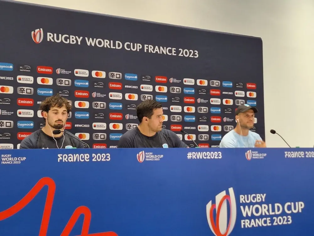 Ardao, Gattas y Pastore en conferencia de prensa