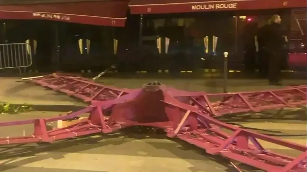 Las aspas del Moulin Rouge