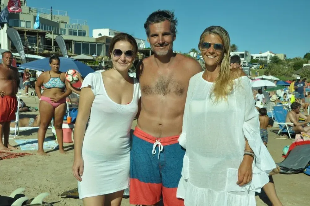 Sofía Apa, Martín Saucedo y Liliana Leites