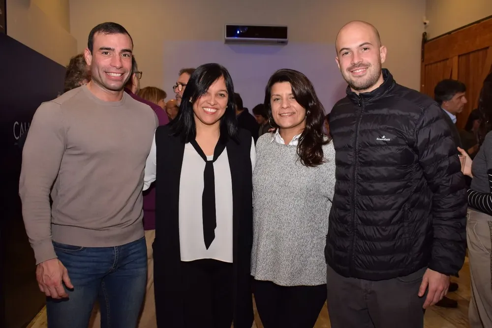 Javier Misa, Nroma Bueno, Ximena Fernández e Ignacio Bartaburu