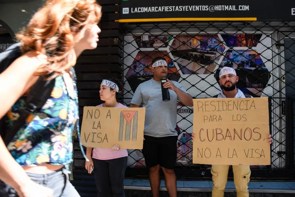 Más de 7.200 cubanos pidieron refugio en Uruguay durante 2023.