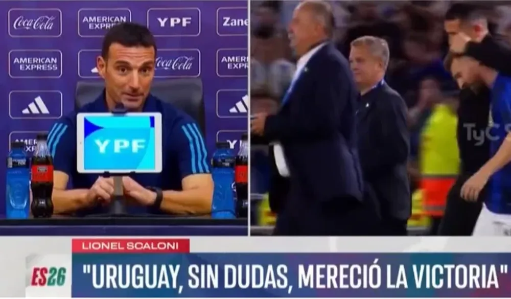 Conferencia de prensa de Scaloni