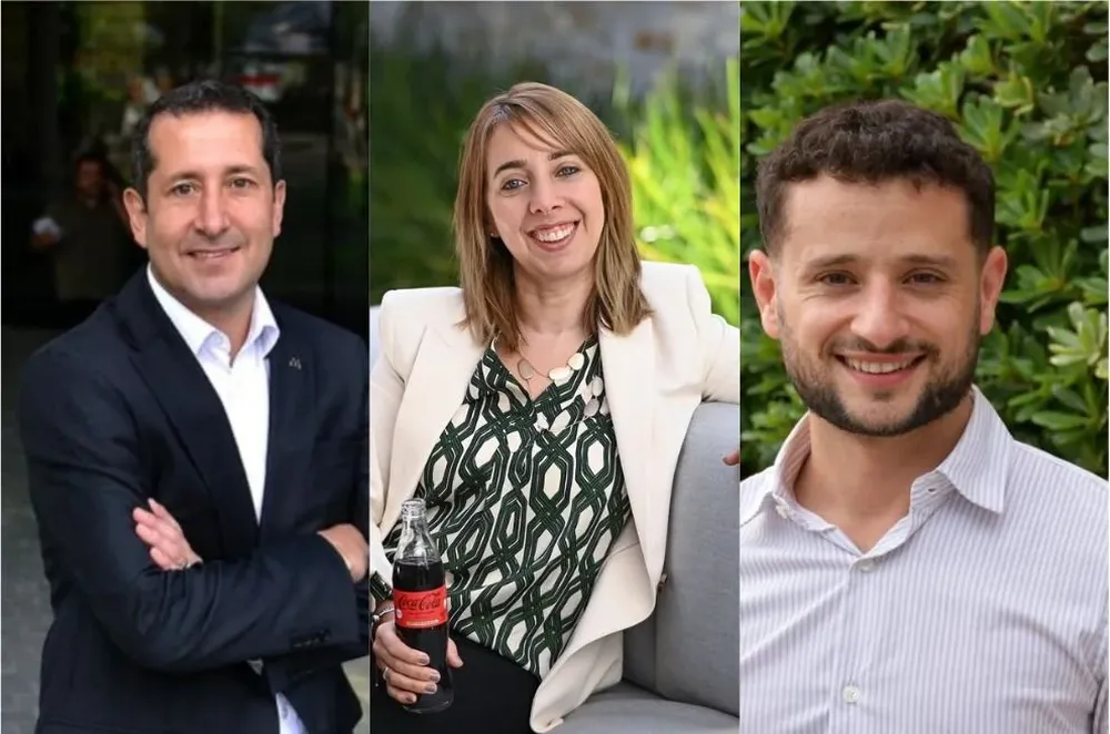 Pablo Díaz, Nuria Varela y Matías Cohen