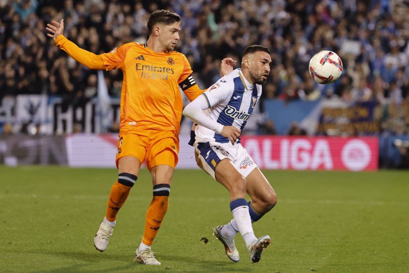 Federico Valverde y Munir El Haddadi&nbsp;