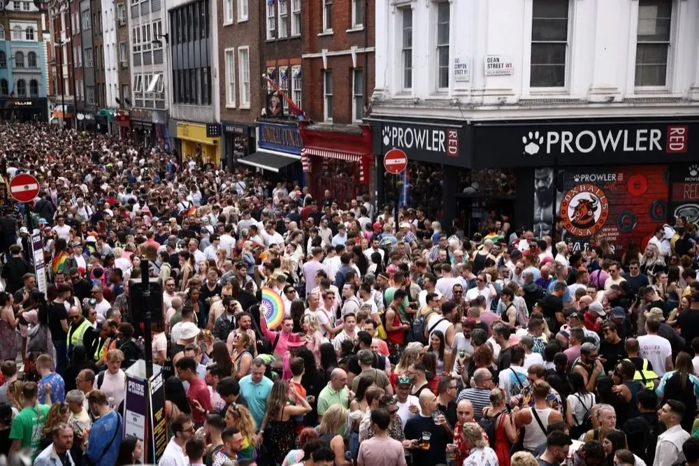 Marcha del Orgullo, en Londres.
