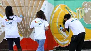 Inca pintó dos casas de Aldeas Infantiles