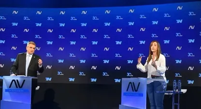 Agustín Rossi y Victoria Villarruel en A dos voces