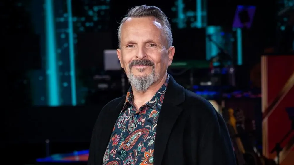 El artista español Miguel Bosé