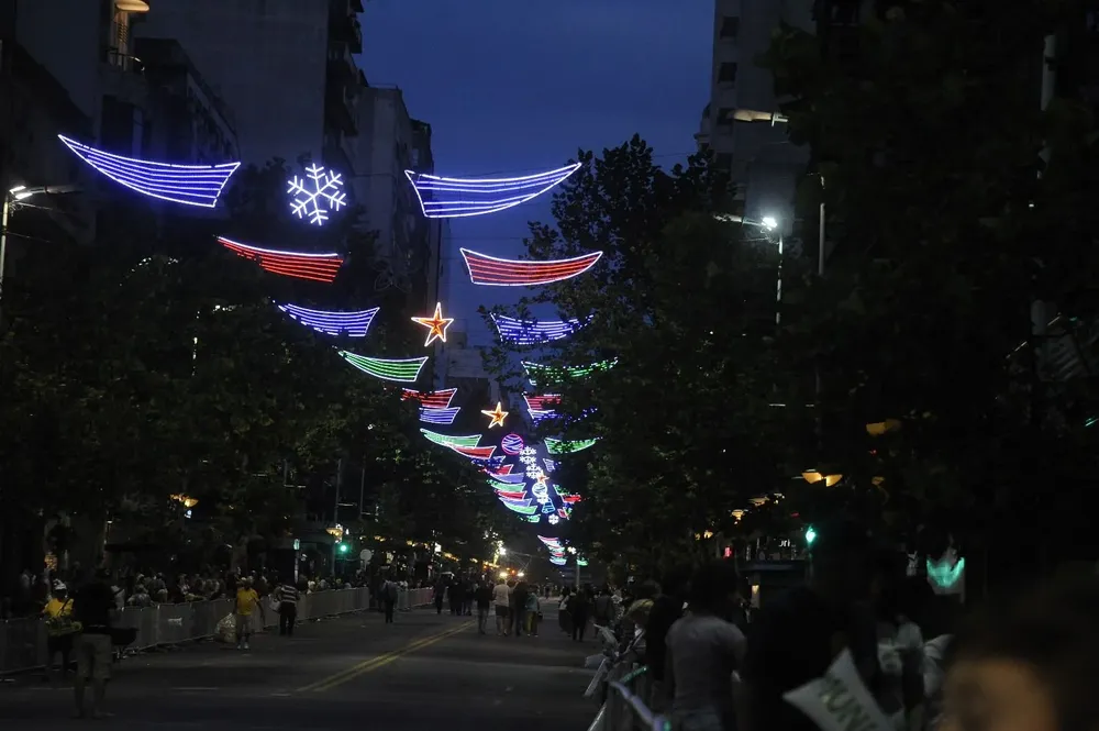 Desfile de Carnaval de 2019, en la avenida 18 de Julio