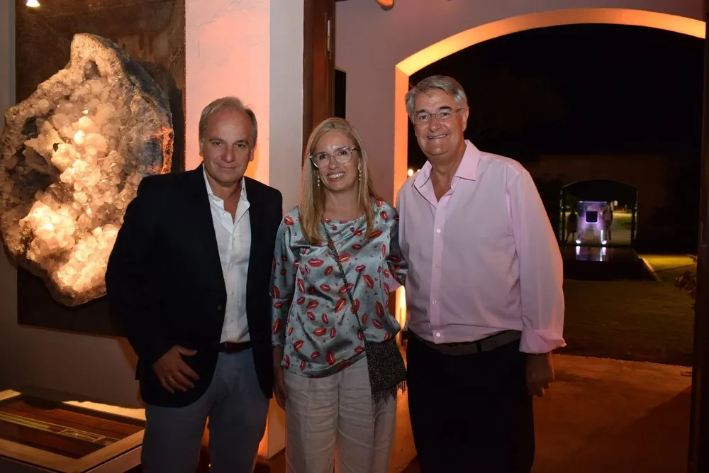 Cesar Blaquier, Marta Jara y Horacio Vilaró