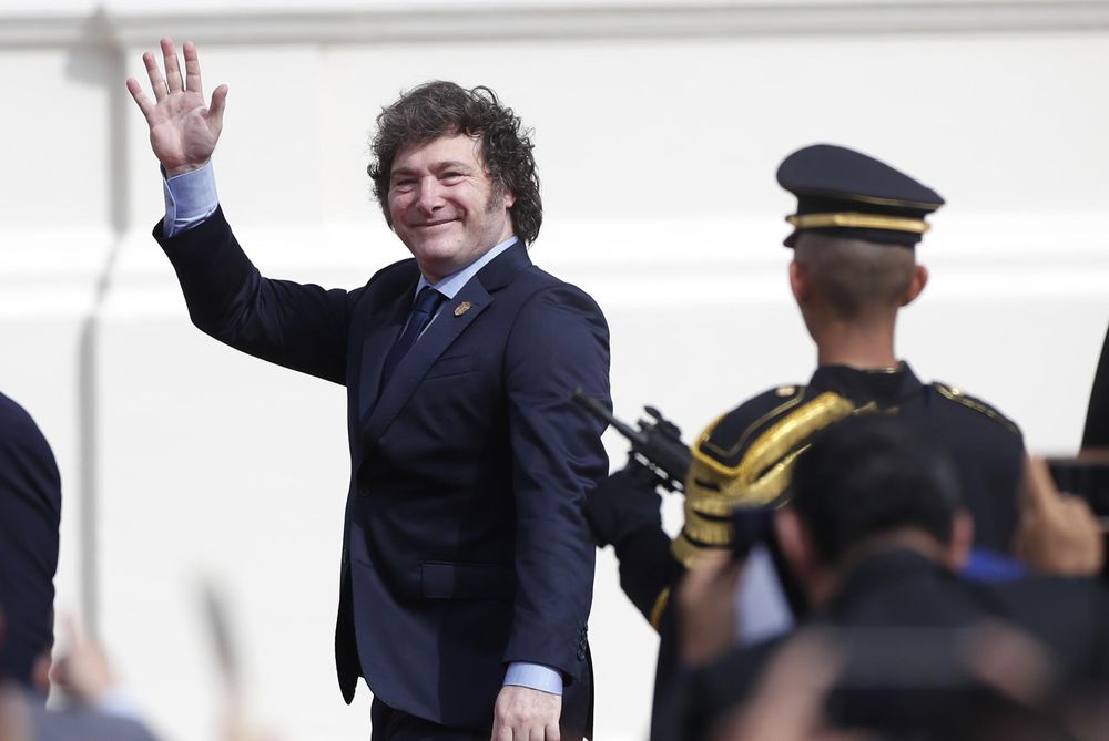 El presidente argentino Javier Milei.