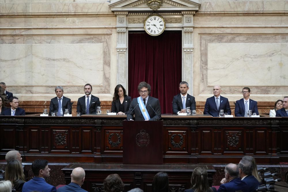 El Presidente Javier Milei presentó el Presupuesto 2025 en el Congreso de la Nación