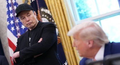 Musk con Trump en el Despacho Oval tras anunciar su salida del gobierno