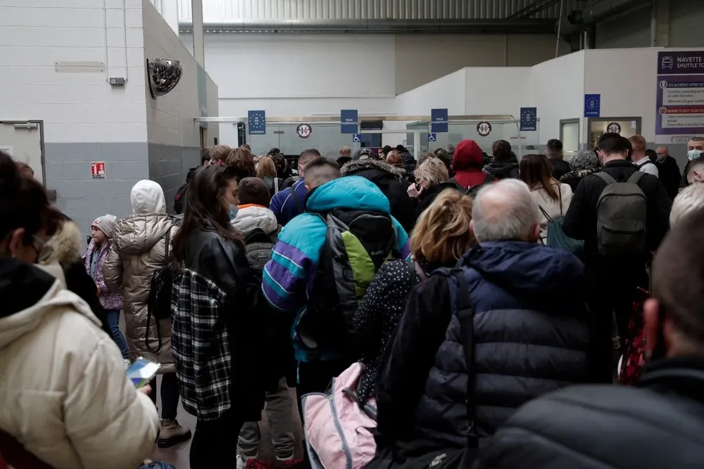 874.000 ucranianos huyeron de su país desde la invasión rusa