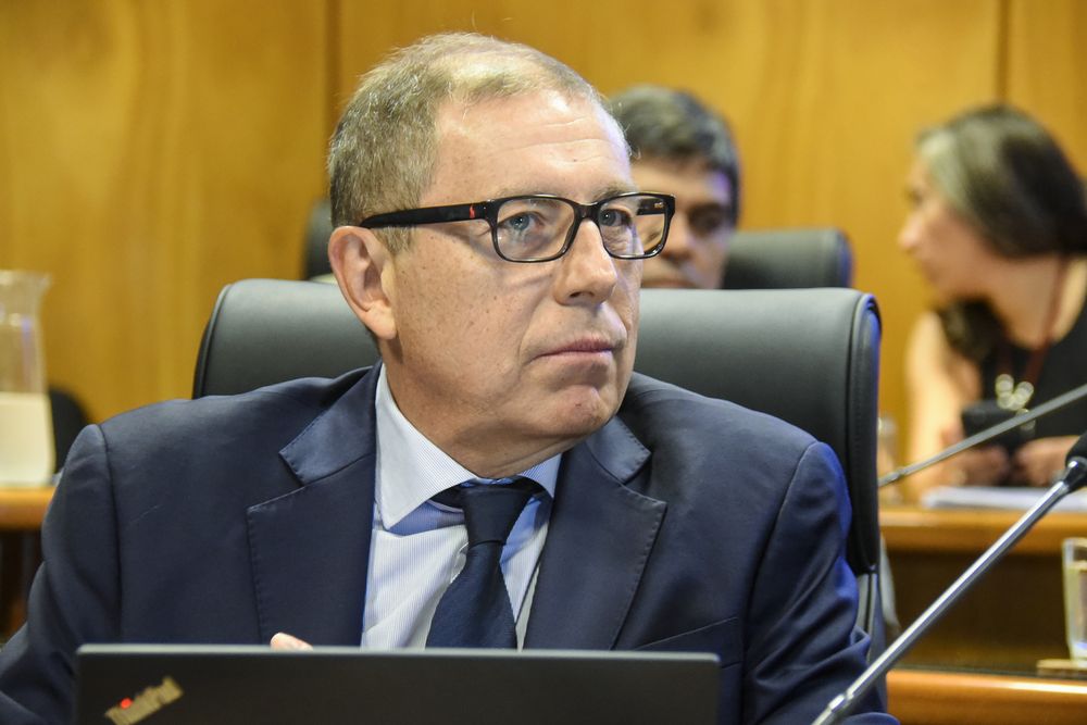 Gabriel Oddone, ministro de Economía, en el Parlamento. Archivo