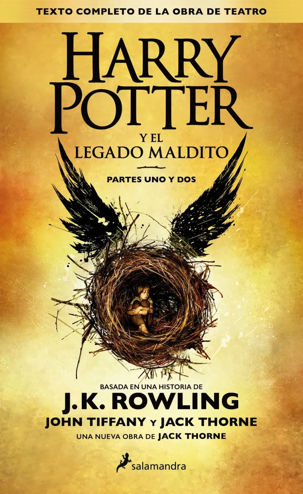 Tapa de la versión en español del libro Harry Potter y el legado maldito