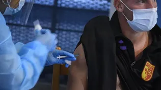 Villa Española fue de los últimos equipos en vacunarse el jueves