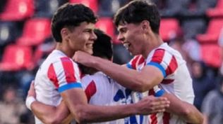 Paraguay celebró el título de fútbol de los Juegos Odesur tras ganarle el oro a Argentina en Rosario
