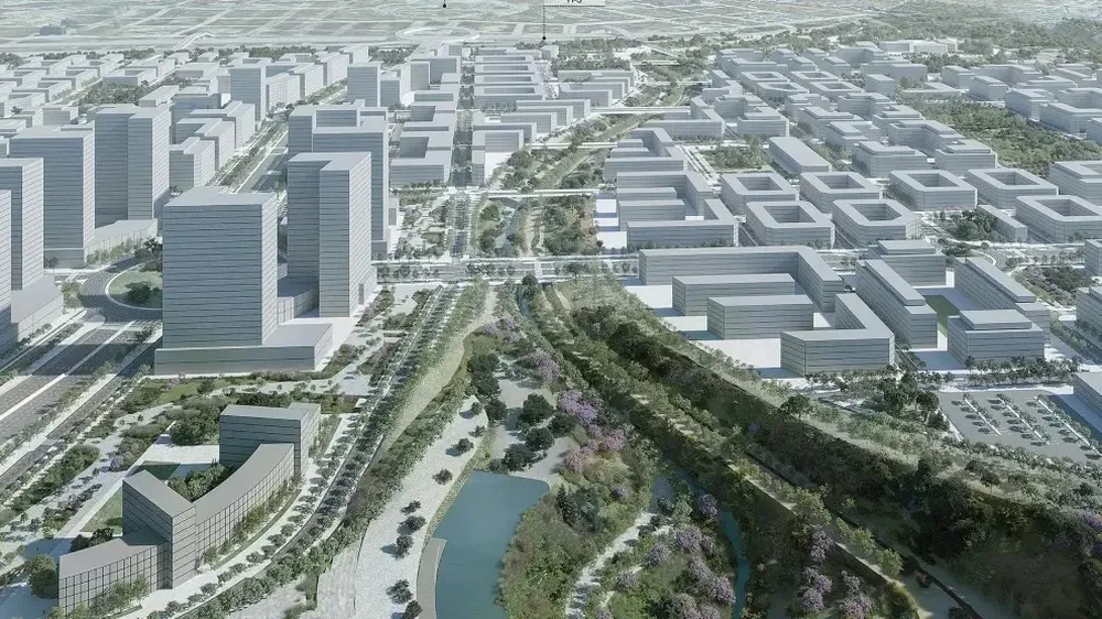 La vista de lo que será el barrio Los Ahijones.