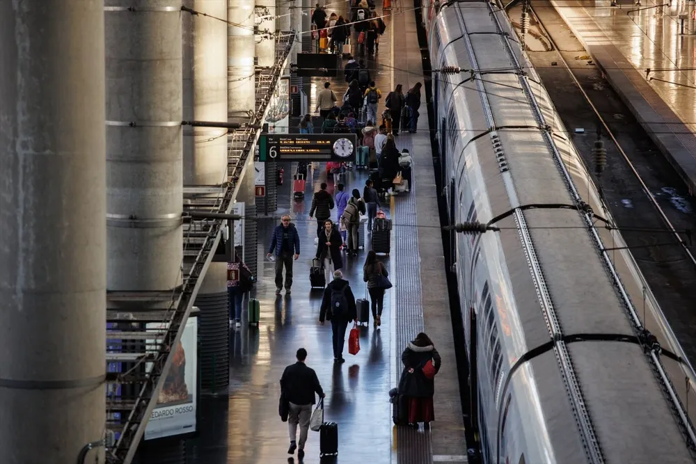 Estación de Atocha en Madrid.
