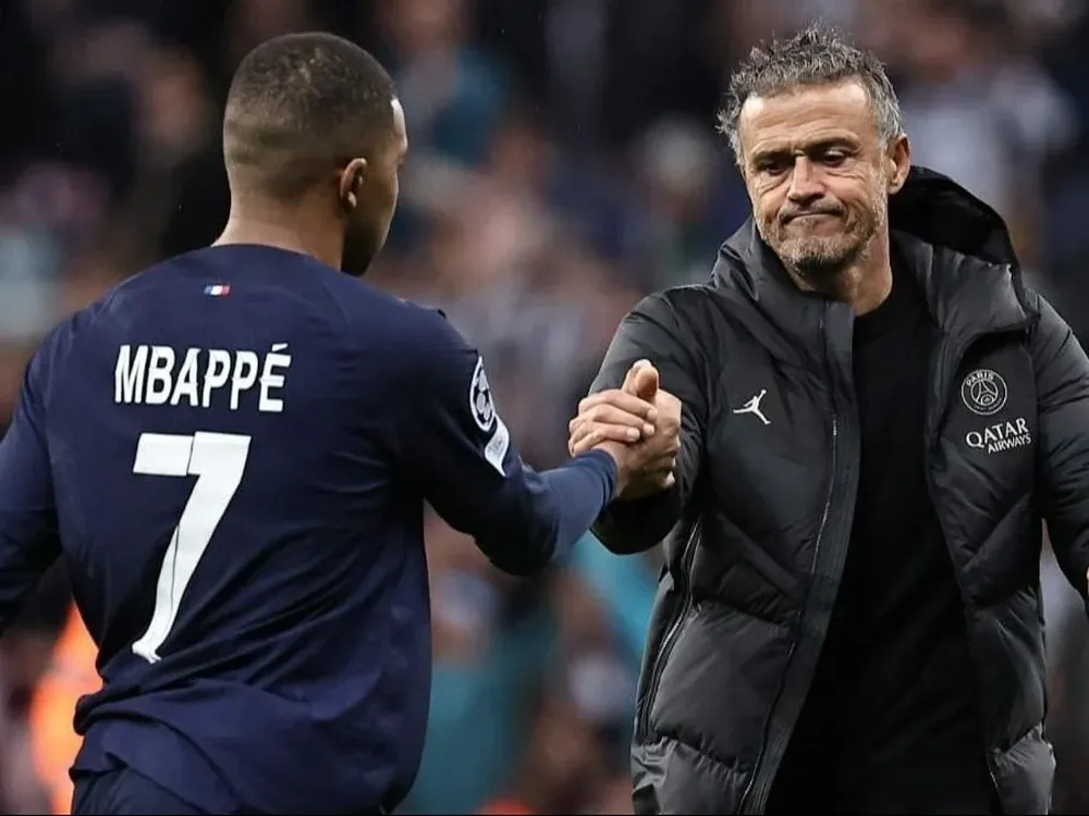 Luis Enrique sobre Mbappé.