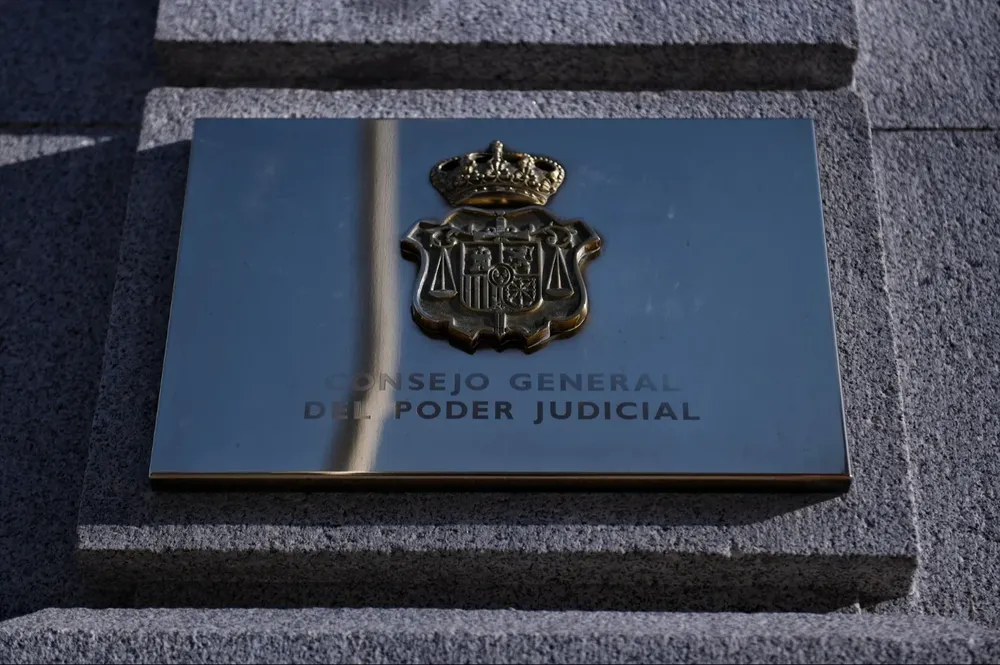 Entrada del Consejo general del Poder Judicial.