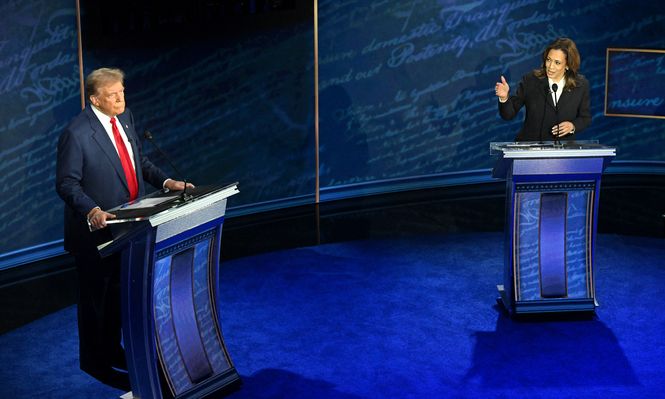 Debate presidencial entre Donald Trump y Kamala Harris