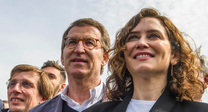 Isabel Díaz Ayuso y Alberto Núñez Feijóo