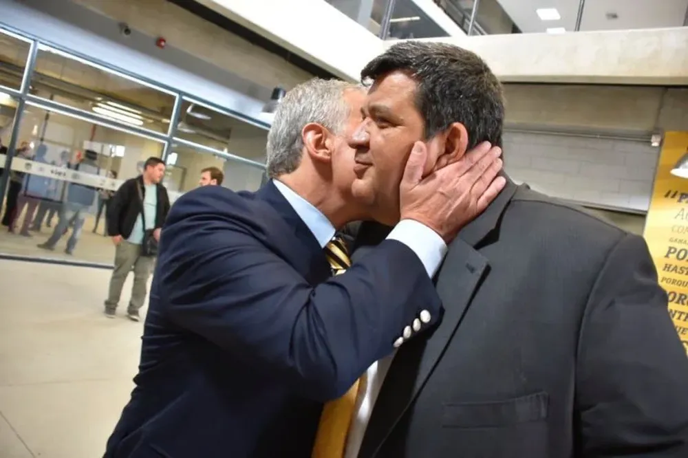 Juan Pedro Damiani y Jorge Barrera