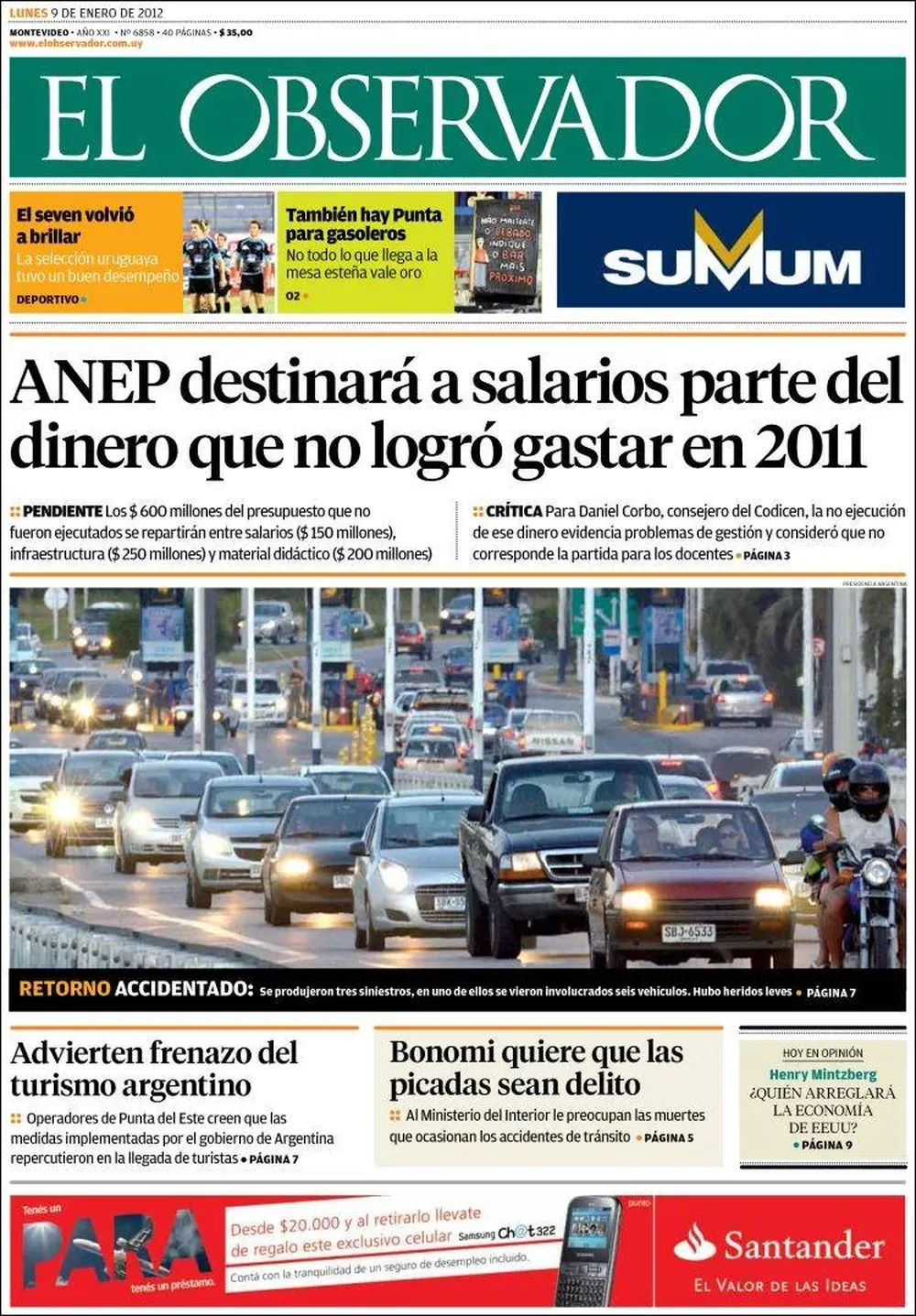 El Observador, Uruguay.