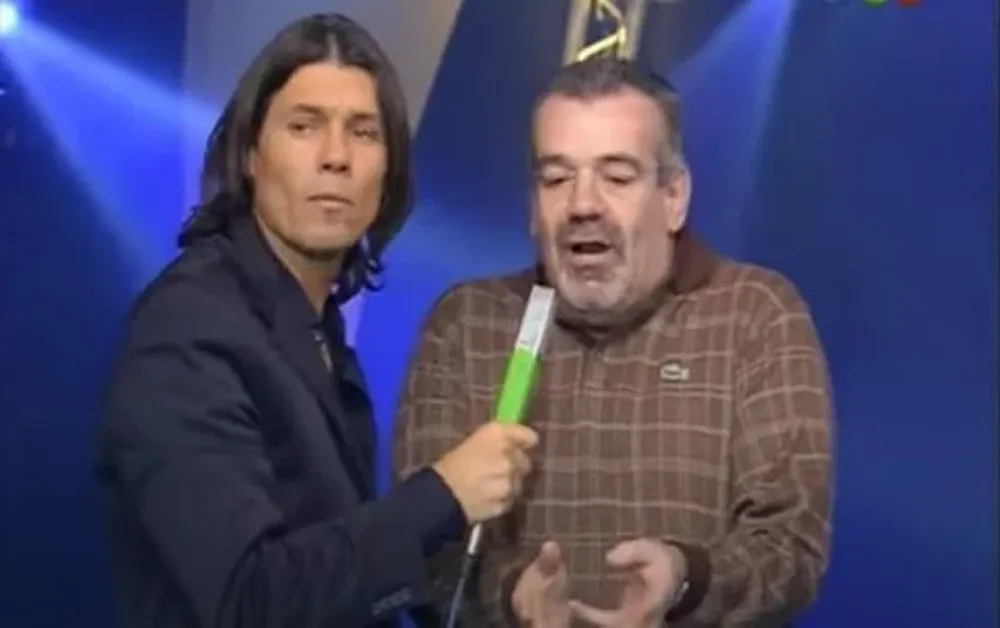 Marcelo Tinelli y Carlos Sánchez en VideoMatch