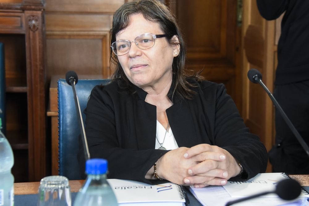 La fiscal de Corte, Mónica Ferrero, en el Parlamento. Archivo&nbsp;