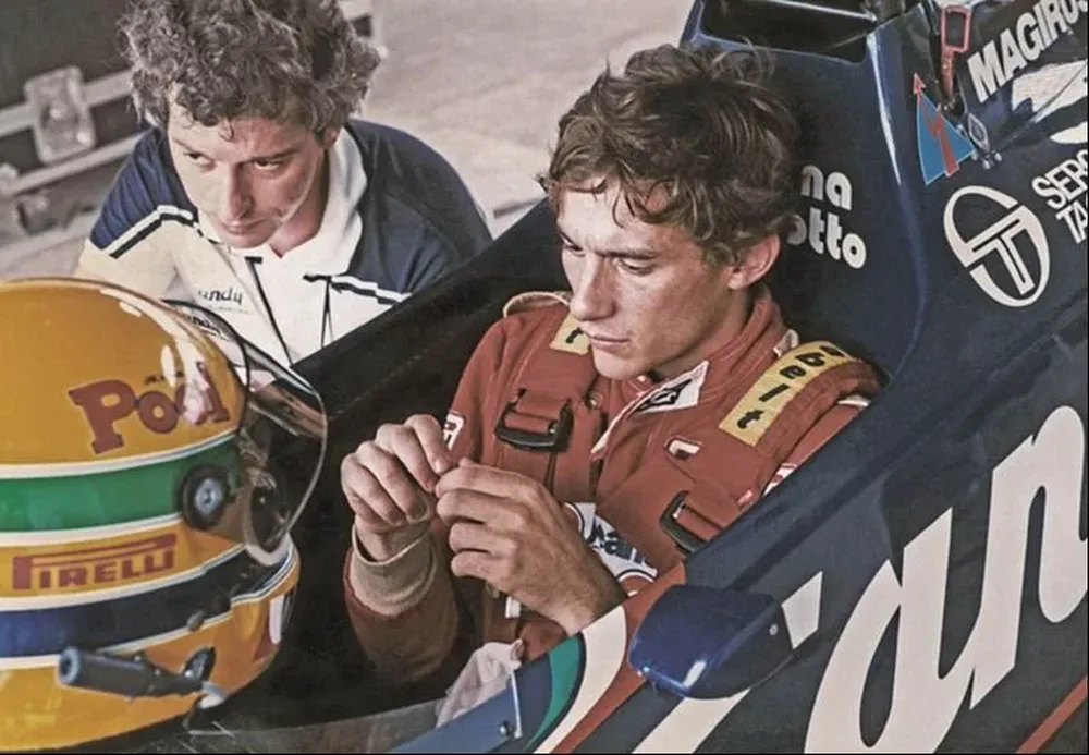 Ted Toleman y Ayrton Senna