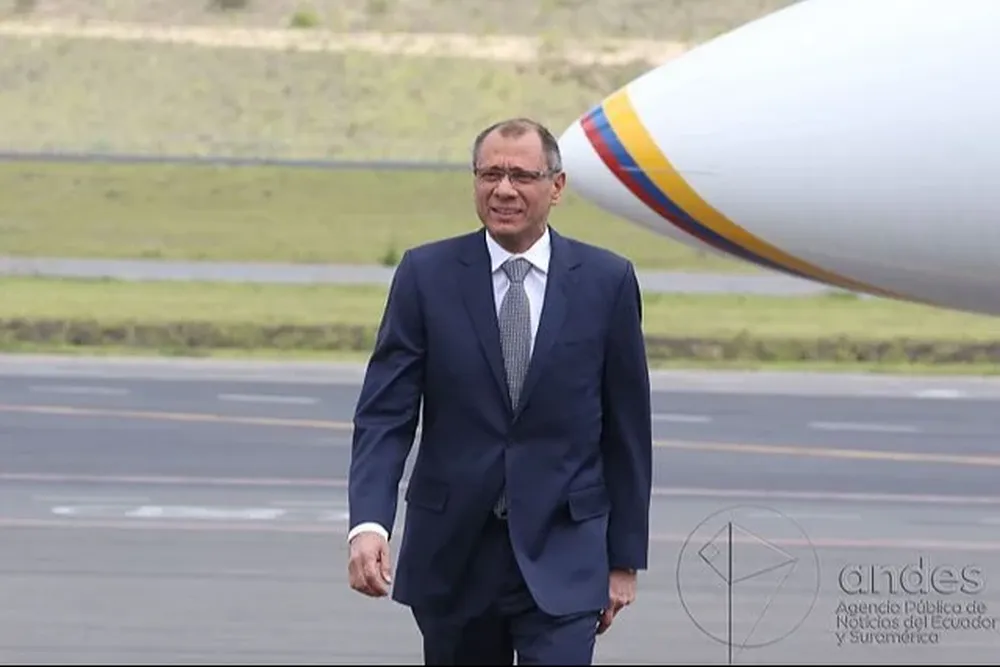 Jorge Glas fue, durante 2013-2017, vicepresidente del mandatario socialista Rafael Correa.