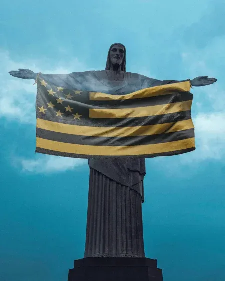 Peñarol en Río de Janeiro, la imagen de las redes aurinegras