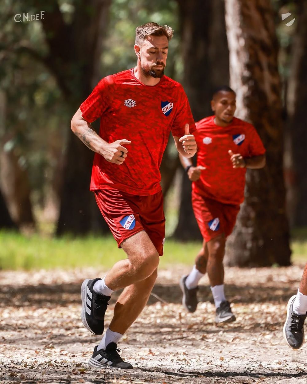 Sebastián Coates en la pretemporada de Nacional