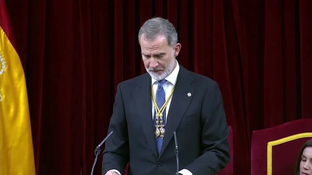 El Rey aboga por el respeto a la Constitución y la unidad de España