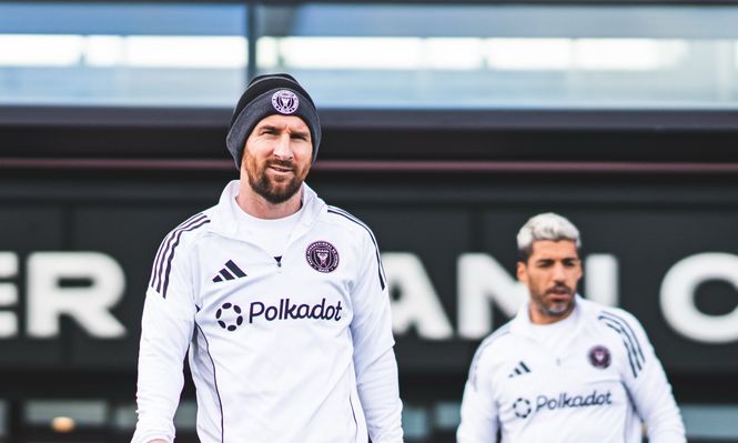 Lionel Messi y Luis Suárez en el comienzo de la pretemporada 2025