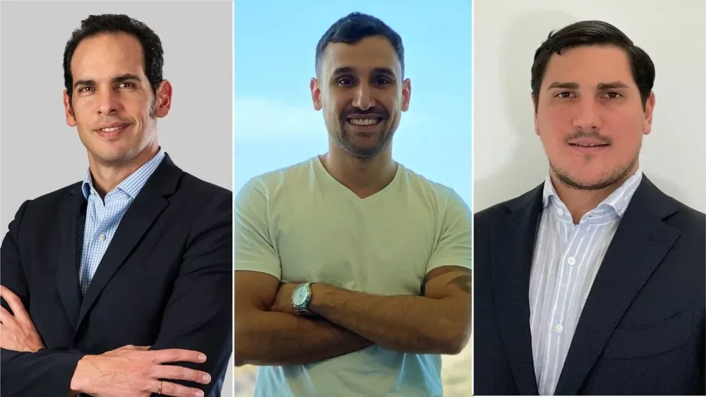 Jaime Galviz de Microsoft, Juan Ignacio Saldías de Verifone y Nicolás Pena de Repremar Logistics