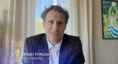 El mensaje de Diego Forlán al ingresar al Salón de la Fama del fútbol